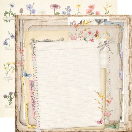 Simple Stories Paper Pad - Simple Vintage Meadow Flowers - 7