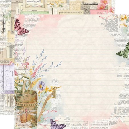 Simple Stories Paper Pad - Simple Vintage Meadow Flowers - 9