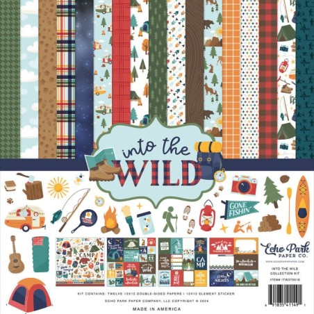 Echo Park Paper Pad - Into The Wild - 1