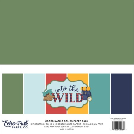 Echo Park Paper Pad - Into The Wild Coordinating - 1