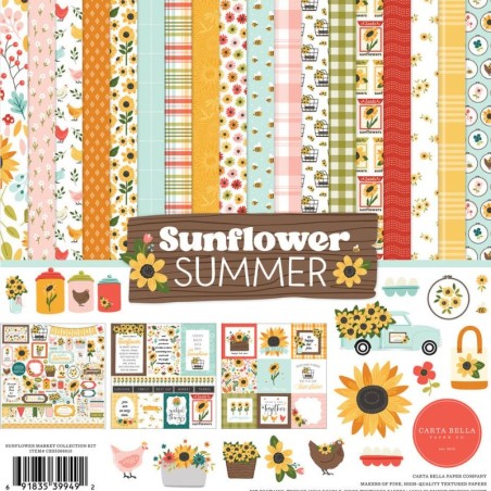 Carta Bella Paper Pad - Sunflower Summer - 1