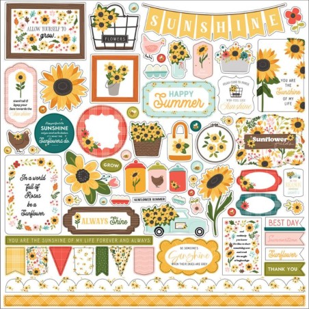 Carta Bella Paper Pad - Sunflower Summer - 9