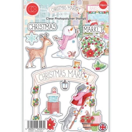 Craft Consortium Clear Stamp - Christmas Market - 1