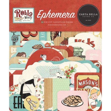 Carta Bella Ephemera - Roll With It - 2