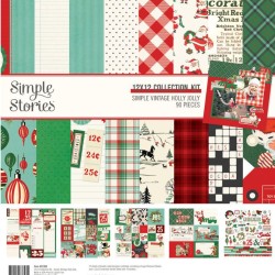 Simple Stories Paper Pad - Holly Jolly - 1