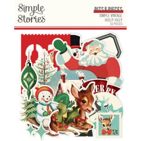 Simple Stories Bits & Pieces - Holly Jolly - 1