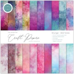 Craft Consortium Paper Pad Grunge - Mid Tones - 1