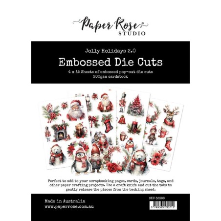 Paper Rose Die Cuts - Jolly Holidays 2.0 - 1