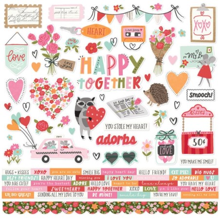 Simple Stories Paper Pad - Heartstrings - 2