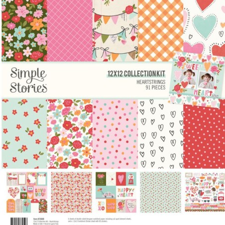 Simple Stories Paper Pad - Heartstrings - 1