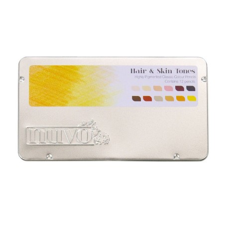 Nuvo - Watercolour Pencils - Hair & Skin Tones - 1
