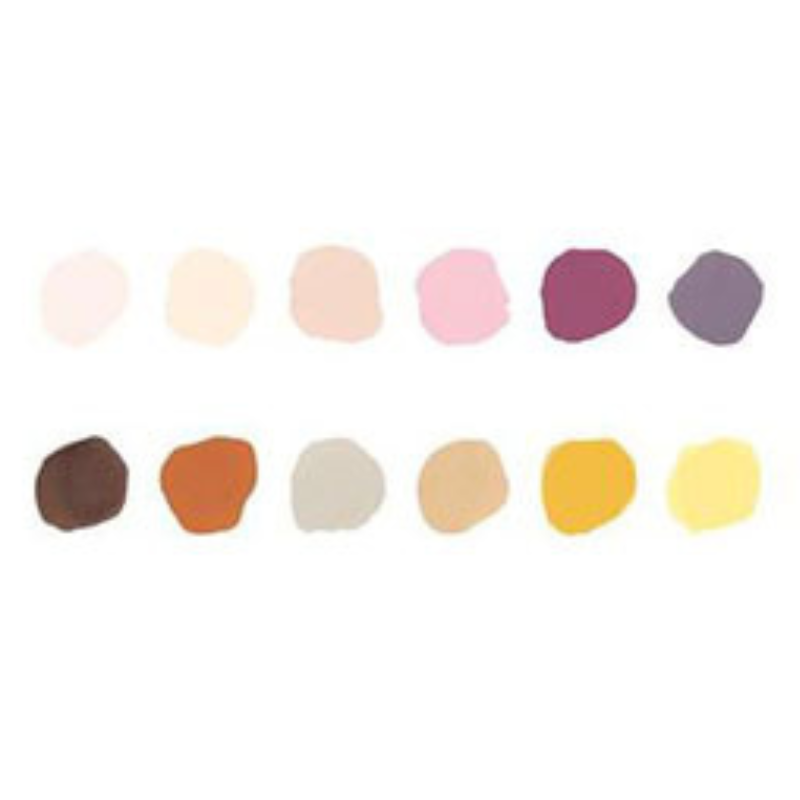 Nuvo - Watercolour Pencils - Hair & Skin Tones - 4