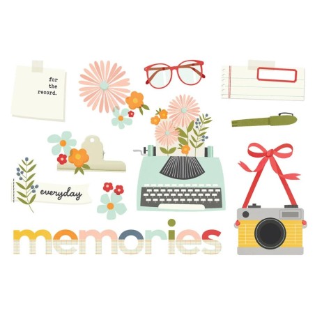 Simple Stories - Page Pieces For the Record - 2