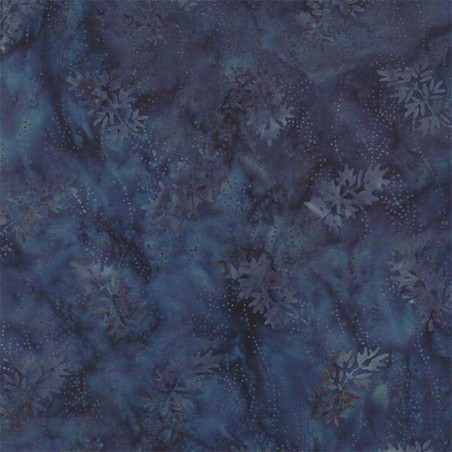 Tessuto in cotone Batik - Blue Barn Batiks - Indigo Snow Angels 42279 12