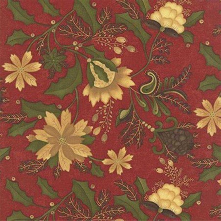 Tessuto Natale - Delightful December Berry 17871 11 - 1