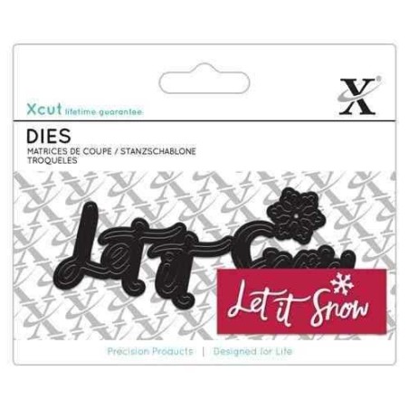 Fustella Xcut - Let It Snow - 1