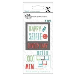 Fustella Xcut - Polaroid Frame & Sentiments - 1