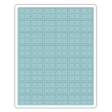 Fustella da Embossing - Stitched Plaid - 1