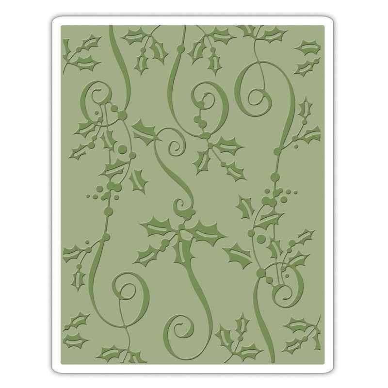 Fustella Da Embossing - Holly Ribbon - 1