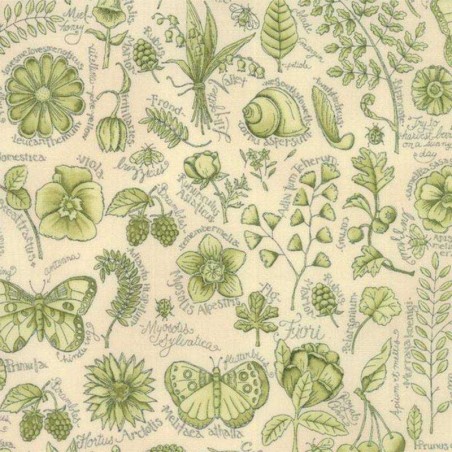 Tessuto Shabby – Garden Note 6090 16 - 1