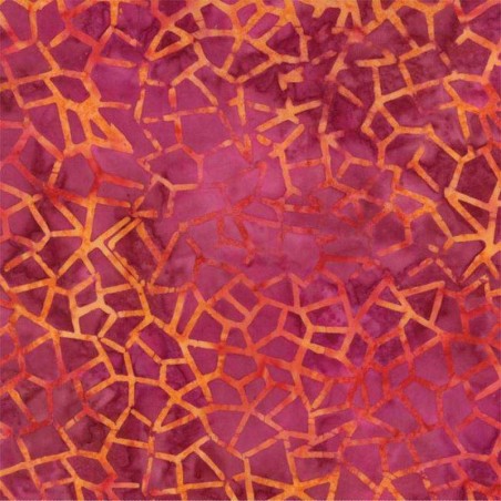 Tessuto Batik - Pumpkin Pie Cobblestone Crimson 42289 106 - 1