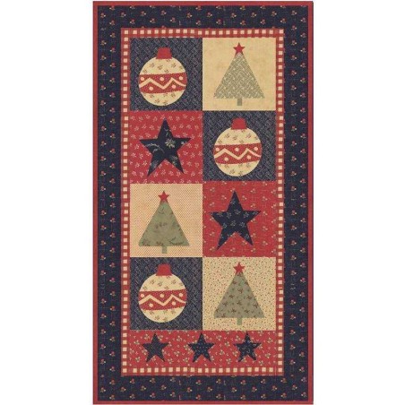 Pattern guida per Patchwork - Star Spangled Christmas - 1