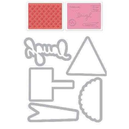 Fustella Etichette e Cuori - Framelits Happy Hearts Set - 2