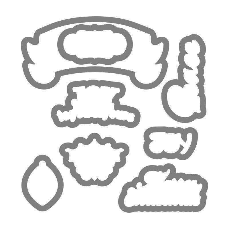 Fustella Ornamenti Natale - Framelits Ornament Set - 2