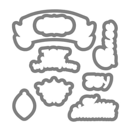 Fustella Ornamenti Natale - Framelits Ornament Set - 2