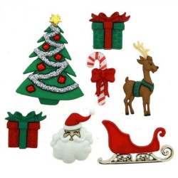 Bottoncini Decorativi - Dress It Up - Christmas Eve - 1
