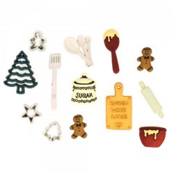 Bottoncini Decorativi - Dress It Up - Christmas Cookies - 1