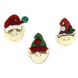 Bottoncini Decorativi - Dress It Up - Holiday Elves - 1