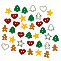 Bottoncini Decorativi - Dress It Up - Itty Bitty Cut Out Cookies - 1