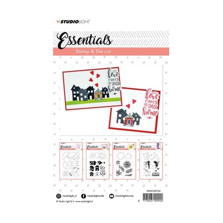 Fustelle e timbri Studio Light Love Makes House Home - 2