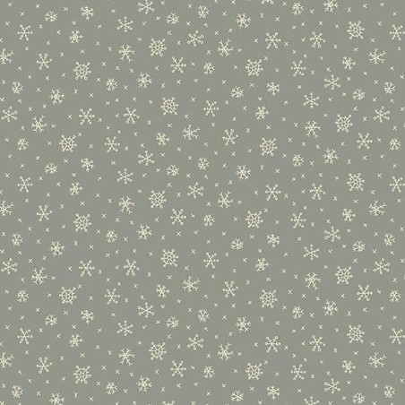 Tessuto Lt Blue Snowflakes Winter Wonderland - 1