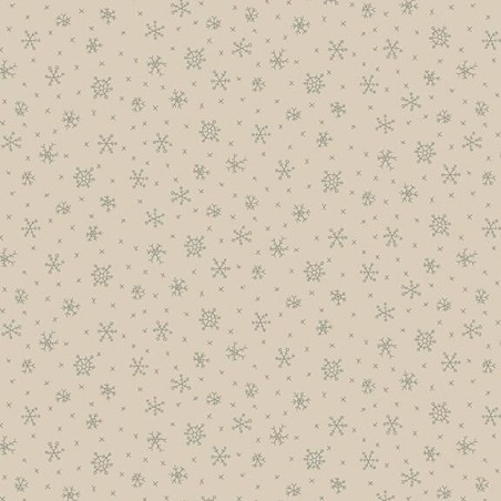 Tessuto Stone Snowflakes Winter Wonderland - 1