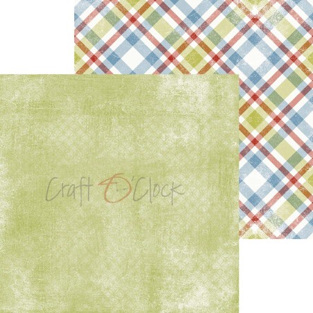 Craft o' Clock - carte da scrap - Childhood Crayons 6"x6" - 4