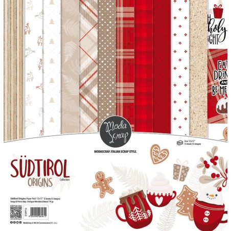 Moda Scrap Carte 12”x12” – Sudtirol Origins - 1