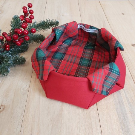 Kit cucito per cesto natalizio