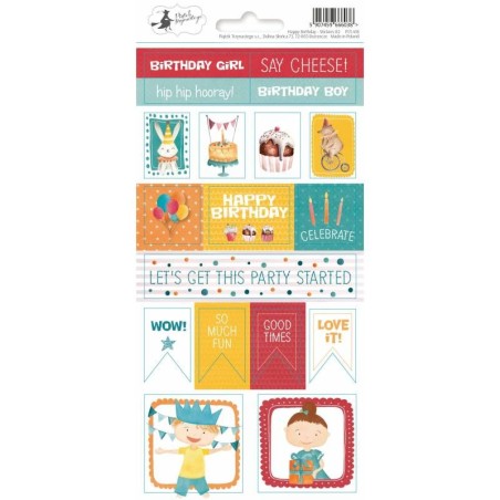Sticker Sheet P13 Happy Birthday 418 - 1