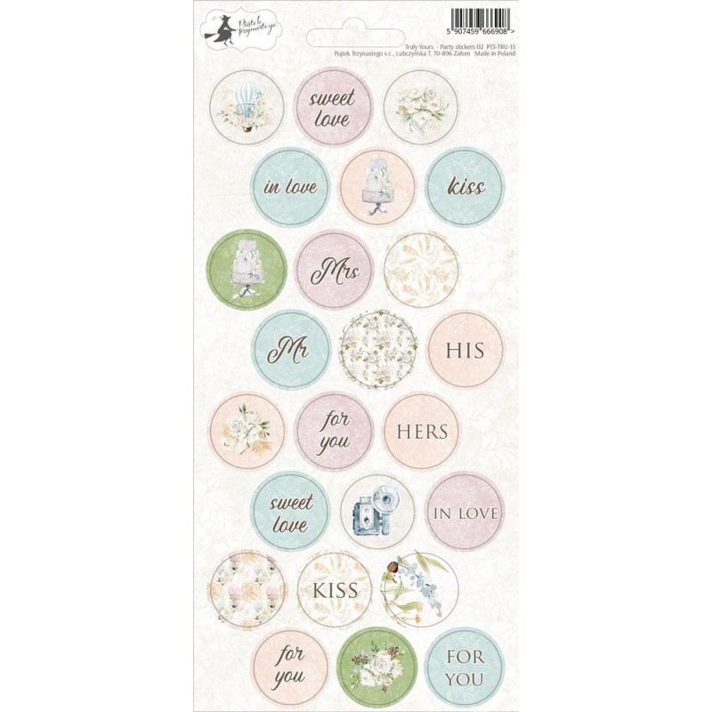 Sticker Sheet P13 Truly Yours 15 - 1