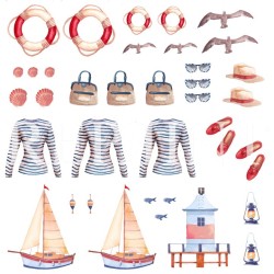 Paper Pad Reprint At the Sea Collection - 1 2
