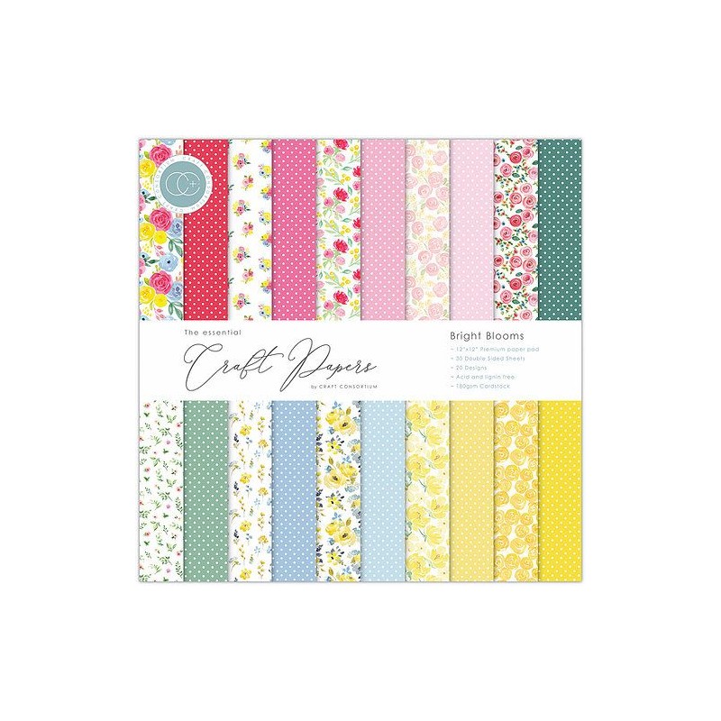 Craft paper pad Bright Blooms - 2