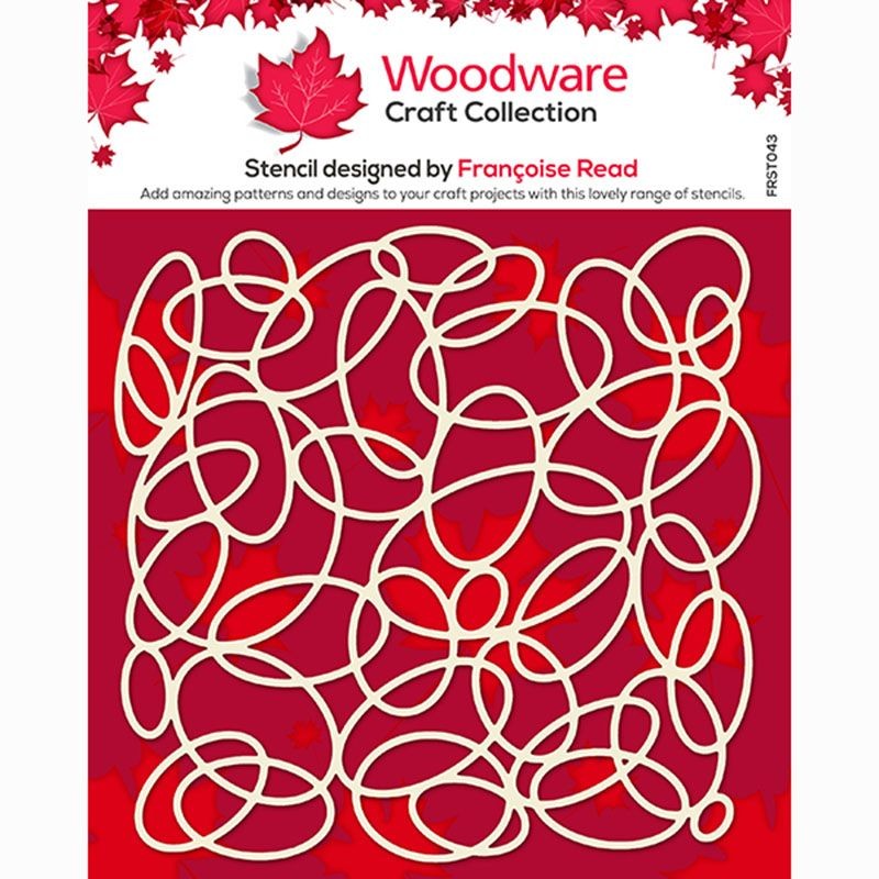 Woodware Stencil - Oval Mesh FRST043