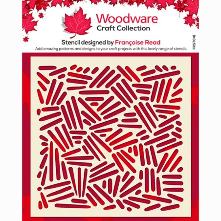 Woodware Stencil - Cross Hatch FRST041