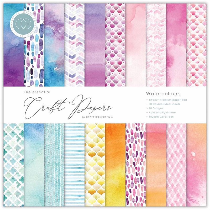 Craft Paper Pad - Watercolours - 2