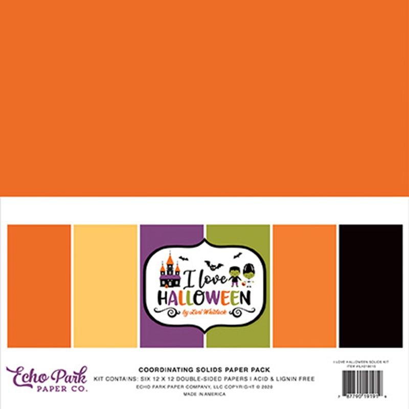 Echo Park Paper Pad - I Love Halloween Coordinating - 1