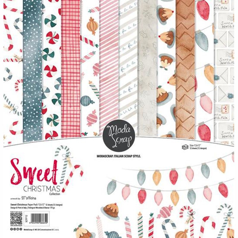 Moda Scrap Carte 12"x12" - Sweet Christmas - 6