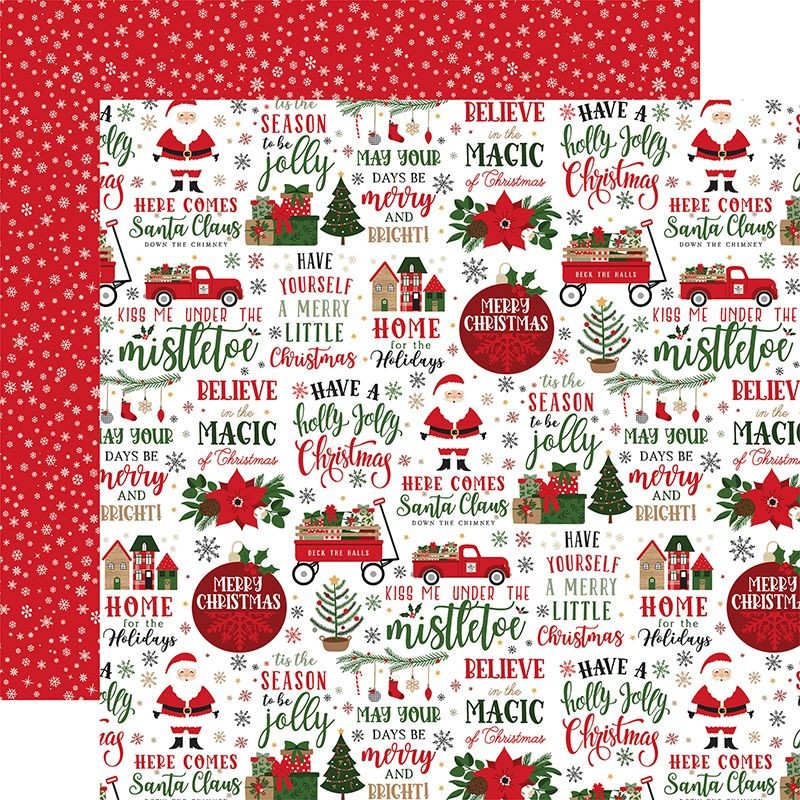 Echo Park Paper Pad - Jingle All The Way - 7