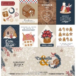 Floriléges Carte da Scrap - Cannelle & Chocolate - 1